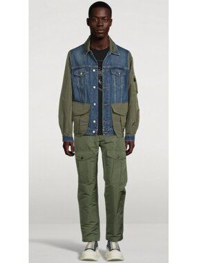 Alexander McQueen Green Tapered Leg Cargo Pants $1,000 Size 38 | 54